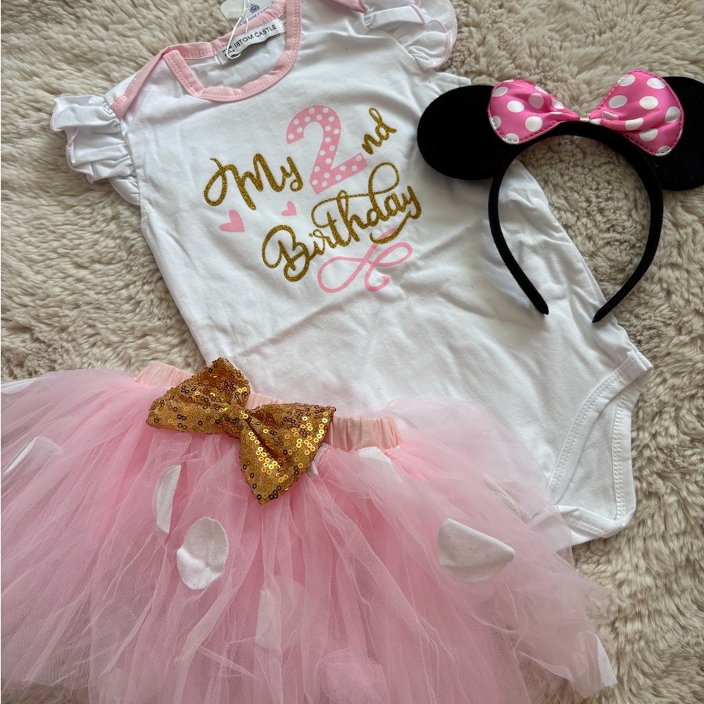 Minnie Mouse 2nd Birthday Outfit